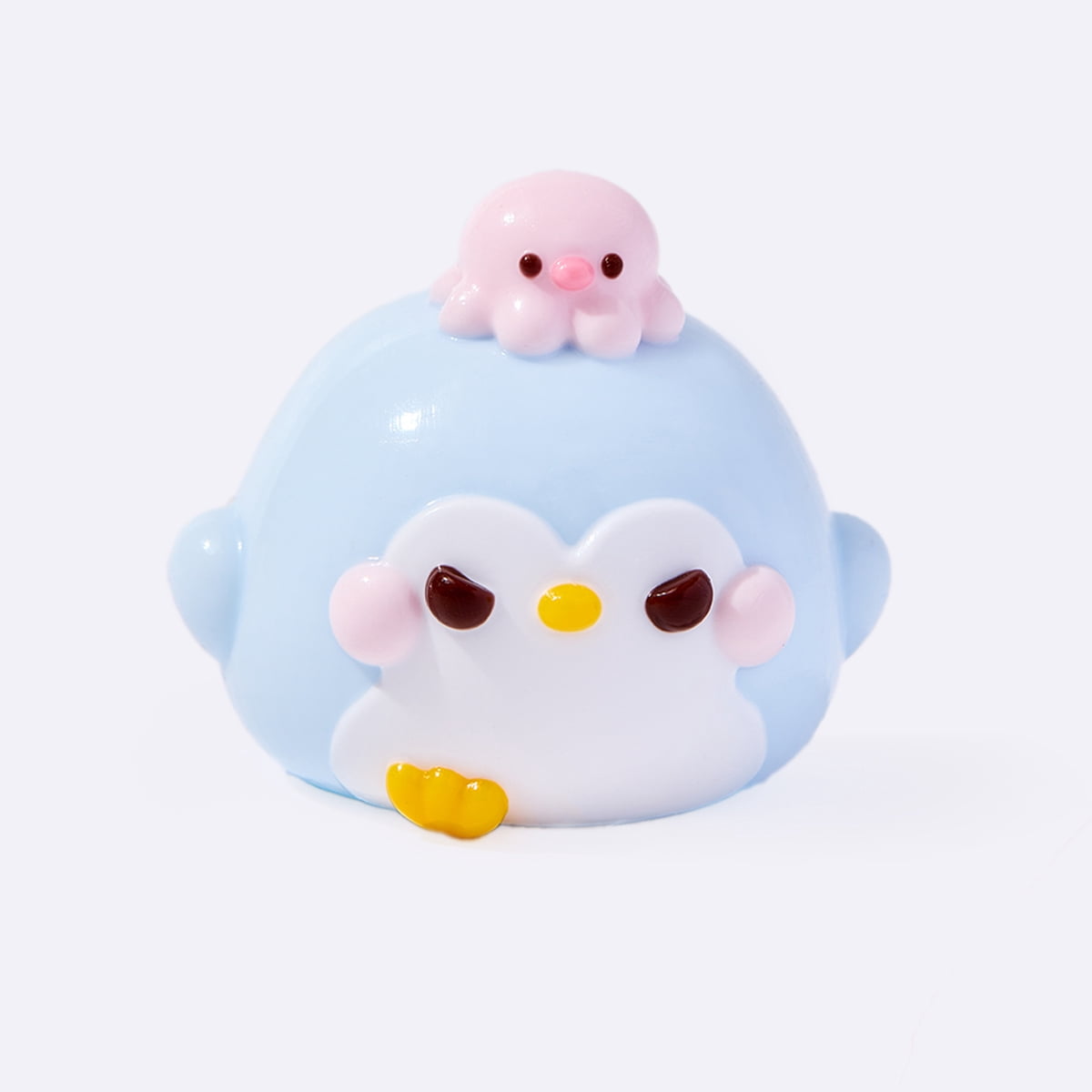 Cute Penguin with Pink Octopus Taba Squishy Toys for Adults – Cute