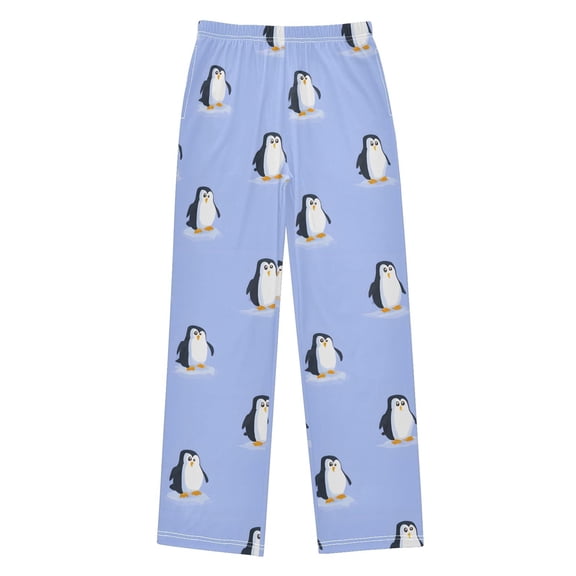 Cute Penguins Pajama Pants Soft Lightweight Lounge Pants Bottoms Sleep Pants Warm Comfy