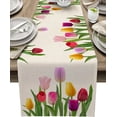 thumbnail image 1 of Cute Penguins Table Runner Table Runner ration for Kitchen Family Dinner Table Holiday Party Farmhouse Indoor Outdoor, 1 of 6