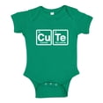 thumbnail image 1 of Cute Periodic Table Baby Bodysuit One Piece 18 mo Kelly Green, 1 of 3