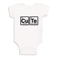 thumbnail image 1 of Cute Periodic Table Baby Bodysuit One Piece 24 mo White, 1 of 3