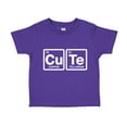 thumbnail image 1 of Cute Periodic Table Toddler T-Shirt 5/6T Purple, 1 of 3