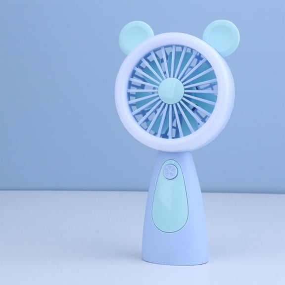 Cute Personal Mini Fan, Kids Fan，Mini Handheld Usb Rechargeable Portable Fan,Cute Mouse，3 Speed ,Cute Mouse,For Kids Girls Woman Home Office Outdoor Travel