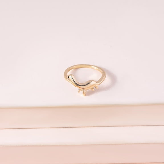 Womens Adjustable Animal Rings Cute Personality Open Rings Electroplated Copper Rings Unique Festival Gift Animal