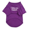 thumbnail image 1 of Cute Pet Clothes Comfortable Round Neck T-Shirt for Pugs Small Dogs and Cats - Stylish Apparel for Your Furry, 1 of 5