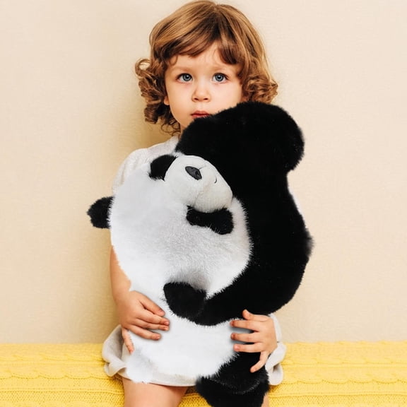 Cute Pet Doll, 3D Large Simulation Plush Doll Decoration, Soft Comfortable Forest Stuffed Animals Ornament, Squatting & Sitting Animals Doll Figurine for Office Home Indoor Outdoor Decoration