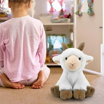 Cute Pet Doll Forest Animals Squatting Sitting Doll Figurine Home Decoration Goat Sitting Plush Figurine