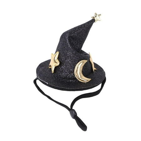 Cute Pet Hat Headwear Chic Hamster Hat for Ferret Squirrel Stage Performance Black