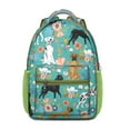thumbnail image 1 of Cute Pet Lovers Backpack - Spacious Main Compartment & Front Zip Pocket for School Supplies, 1 of 1