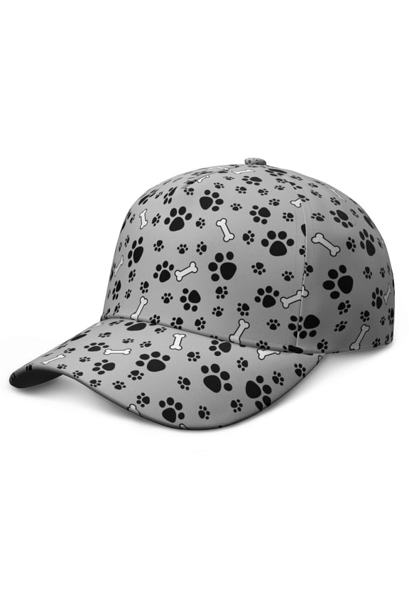 Cute Pet Snapback Hat - Artistic Dog Print Structured Cap for Dog Lovers