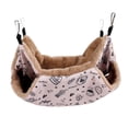 thumbnail image 1 of Cute Pet Squirrel Hamster Hammock Small Animals Hanging Bed Mat House Cage Nest 34x34cm, 1 of 8