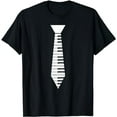 thumbnail image 1 of Cute Piano For Men Women Piano Tie Keyboard Player Musician T-Shirt, 1 of 5