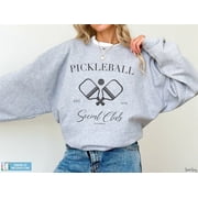 Cute Pickleball Sweatshirt Social Club Pickleball Shirt Pickleball Pickleballer Sweatshirt Varsity Pickleball Gifts Pickleball Preppy Tshirt All Size S-5XL