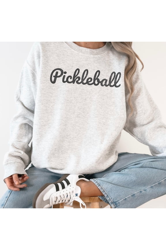 Cute Pickleball Sweatshirt for Players and Instructors - Perfect Gift for Pickleball Enthusiasts
