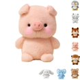 thumbnail image 1 of Cute Pig Plush Toy, Soft Cartoon Animal Stuffed Doll, Adorable Sitting Plush Figure for Home Interior Display and Holiday Present, 1 of 3