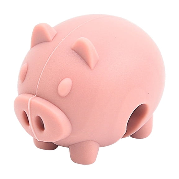 Cute Pig Shaped Silicone Pot Lid Clip - Spill Prevention Kitchen Accessory for Simmering Soups and Stews, Works with Gas and Induction Stovetops, Compact and Lightweight, Ideal Gift for Home Cooks