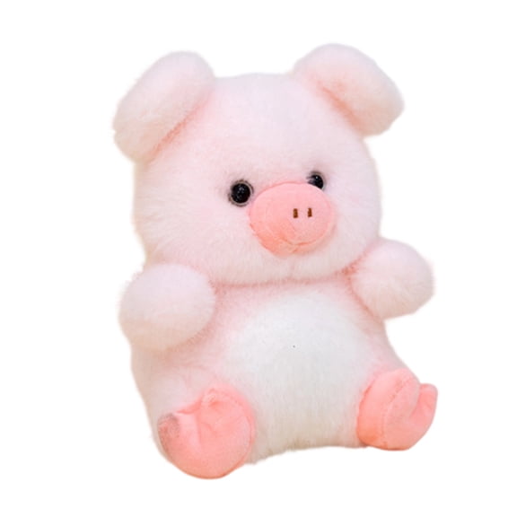 Cute Pig Stuffed Animal Doll 6 Inch Plush Figure, Soft Desktop Ornament Bedroom Decor, Adorable Collectible Gift for Birthday Easter Gifts 1Pcs D