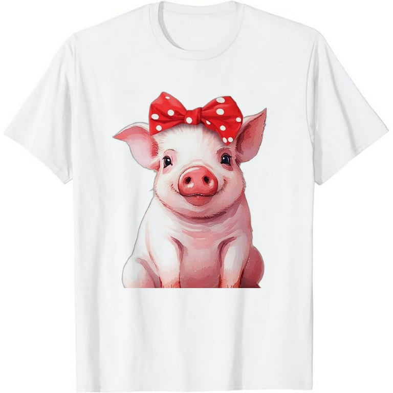 Pig Bandana Cute Love Pig T-Shirt Pig Bandana Cute Love Pig T-Shirt