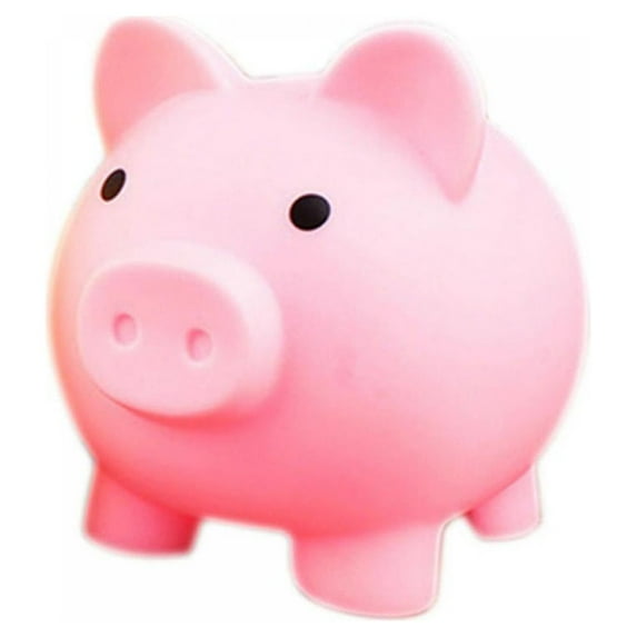 Cute Piggy Bank, Unbreakable Pig Coin Bank Money Box for Boys Girls Kids Children Gift (Pink)
