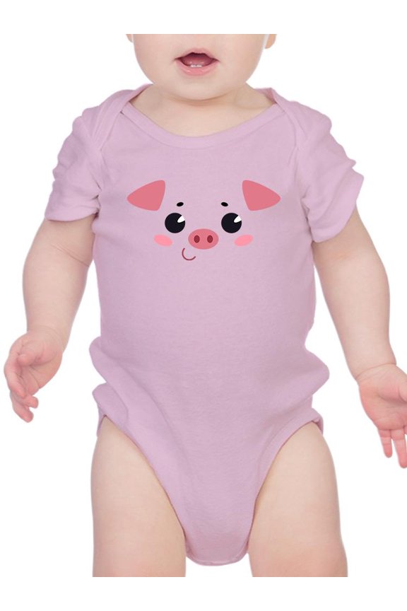 Cute Piggy Face Bodysuit Infant -Image by Shutterstock,  18 Months