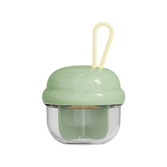 Cute Pill Dispenser with 4 Compartments, Portable Pill Bottle Organizer with Wide Opening for Easy Use, Anti-Mix Pill Organizer for Travel, Pill Container Pill Bottle Organizer