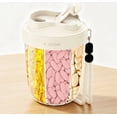 thumbnail image 1 of Cute Pill Dispenser with 7 Large Compartments, Portable Pill Bottle Organizer with Wide Opening for Easy Use, Anti-Mix Pill Organizer for Travel, 1 of 5