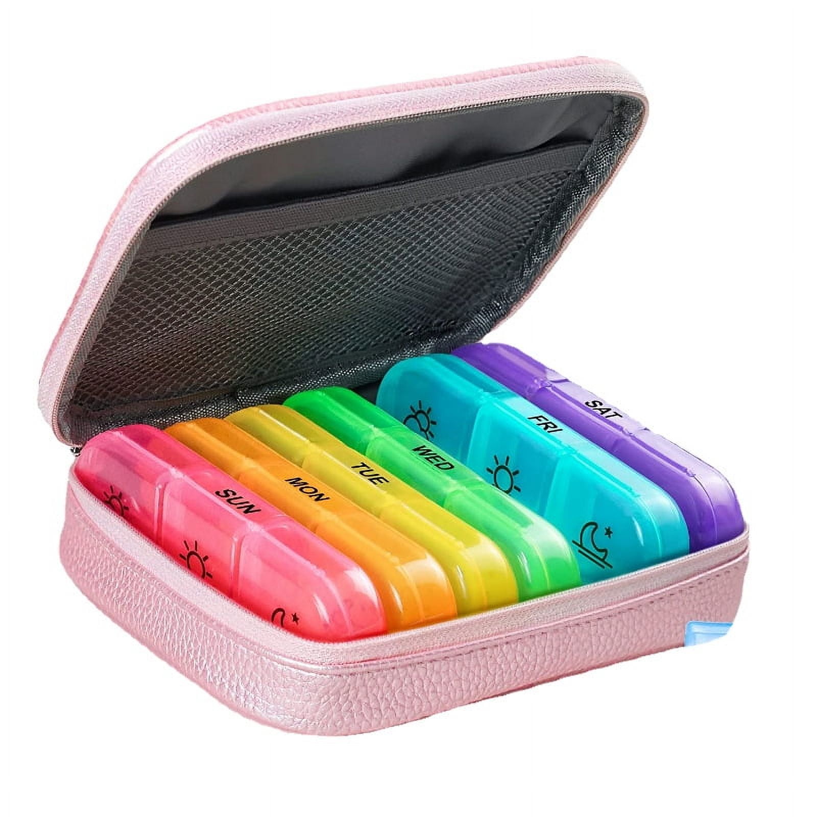 衛生日用品 what we want WWW_PILLCASE Amazon.com: Travel Pill Organizer Small 8 Grid Compartments