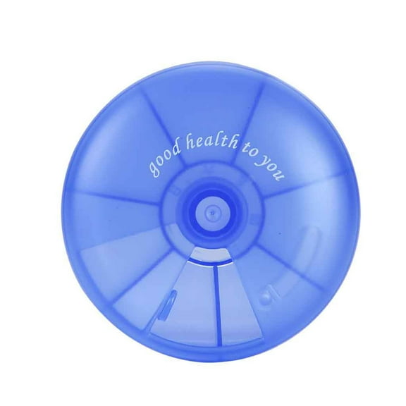 Cute Pill Organizer 7 Day, Large Weekly Pill Box, Purple Pink Daily Vitamin Organizer for Fish Oil/Medicine/Supplements