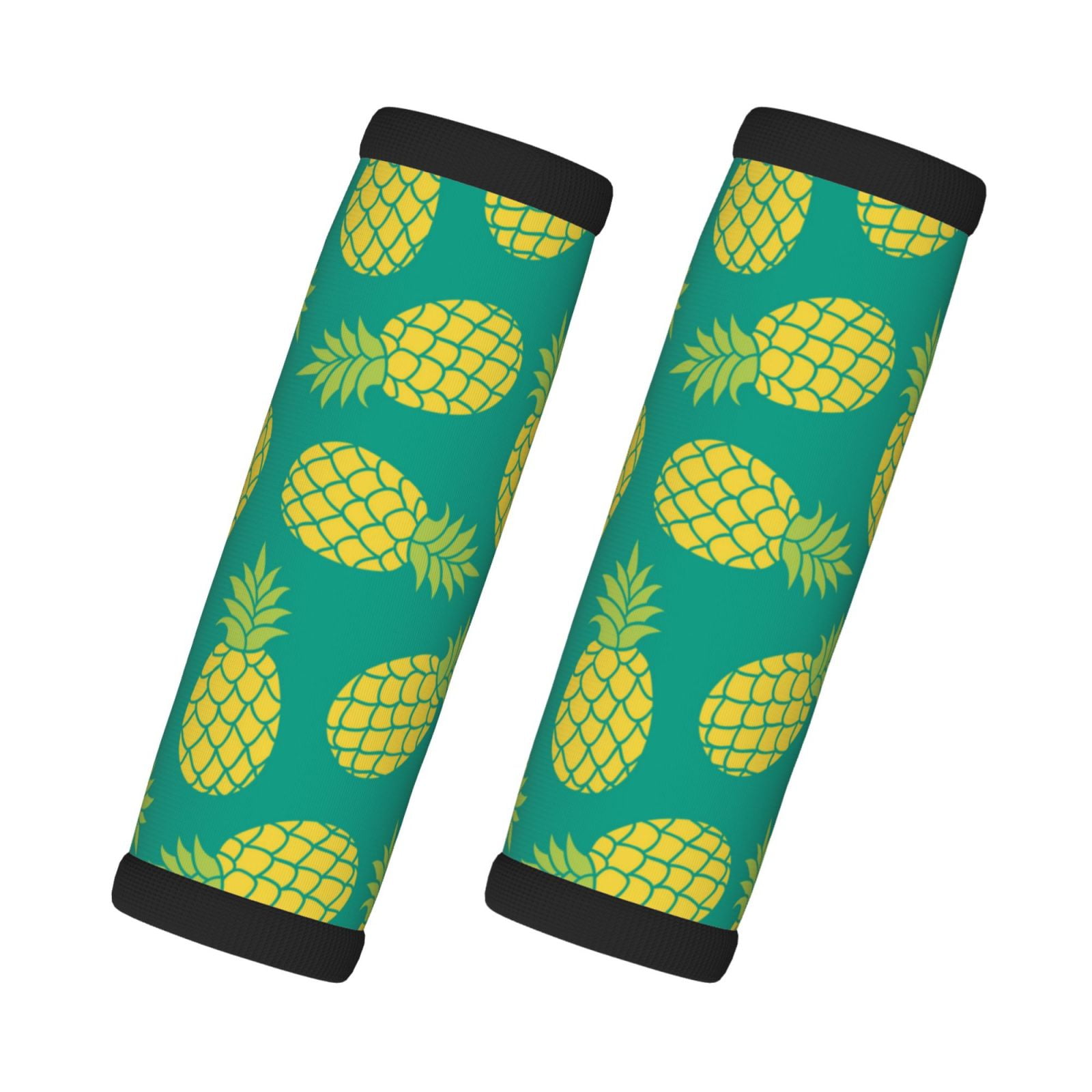 Cute Pineapple Pine Green Luggage Handle Wraps for Suitcase Luggage