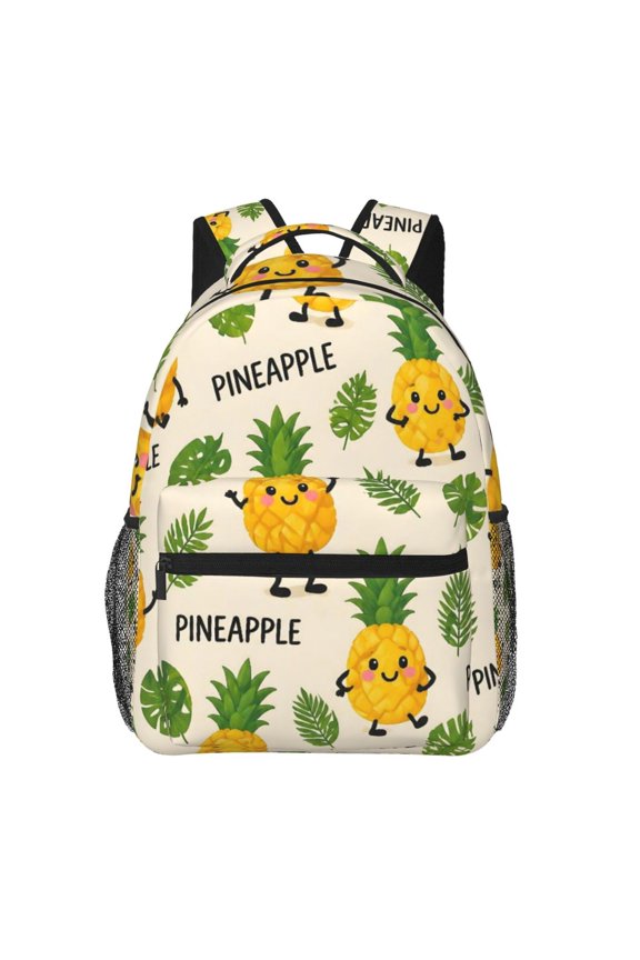 Cute Pineapple Tropical Backpack Lightweight Travel Bag for Men and Women