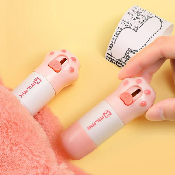 Cute Pink All-in-one Thermal Paper Correction Fluid Express Eraser Pen Identity and Privacy Protection 10ml