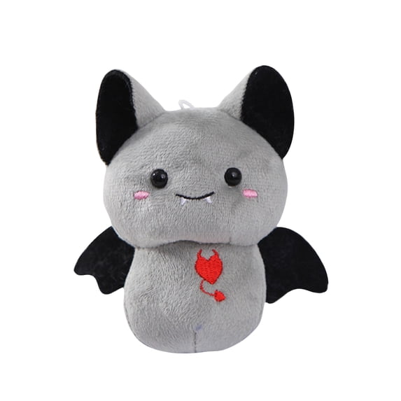 Cute Pink Bat Plush Pendant, 12cm Soft Stuffed Bat Plush Toy, Adorable Halloween Hanging Ornament for Keychain Backpack Home Party Decor