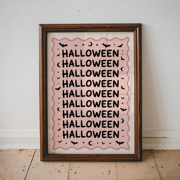 Cute , Pink Bats Home Decor, Aesthetic Decor, Apartment Decor, Air Bnb Decor, Unframed Paper Print