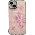 thumbnail image 1 of Cute Pink Butterfly Shell Texture Phone Case Compatible with iPhone Case (Pink,iPhone 12), 1 of 6