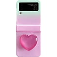thumbnail image 1 of Cute Pink Case for Galaxy Z Flip 3 with Kickstand & Hard PC - Protective, Girly Fashion Design, 1 of 15