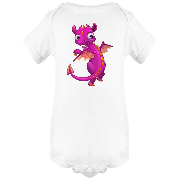 Cute Pink Dragon Bodysuit Infant -Image by Shutterstock,  18 Months