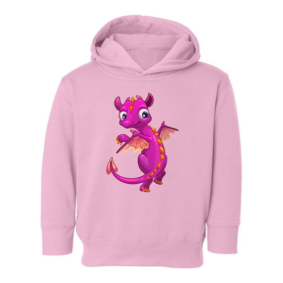 Cute Pink Dragon Hoodie Toddler -Image by Shutterstock, 2 Toddler