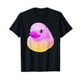 thumbnail image 1 of Cute Pink Duckling - Rubber Ducky - Bath Tub Duck Design T-Shirt, 1 of 5