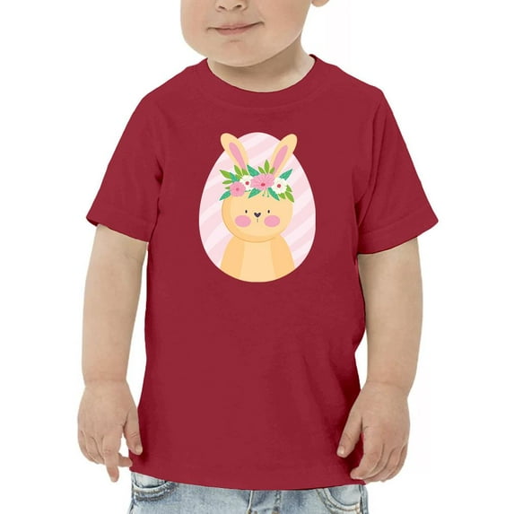 Cute Pink Easter Bunny T-Shirt Toddler -Image by Shutterstock, 4 Toddler