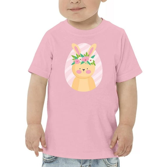 Cute Pink Easter Bunny T-Shirt Toddler -Image by Shutterstock, 4 Toddler