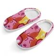 thumbnail image 1 of Cute Pink Kirby Soft Plush Slippers for Boys Girls Winter Warm Cotton Slippers with Rubber Sole Non-Slip Kid's Slip on Shoes Fluffy House Slippers For Indoor And Outdoor, 1 of 8