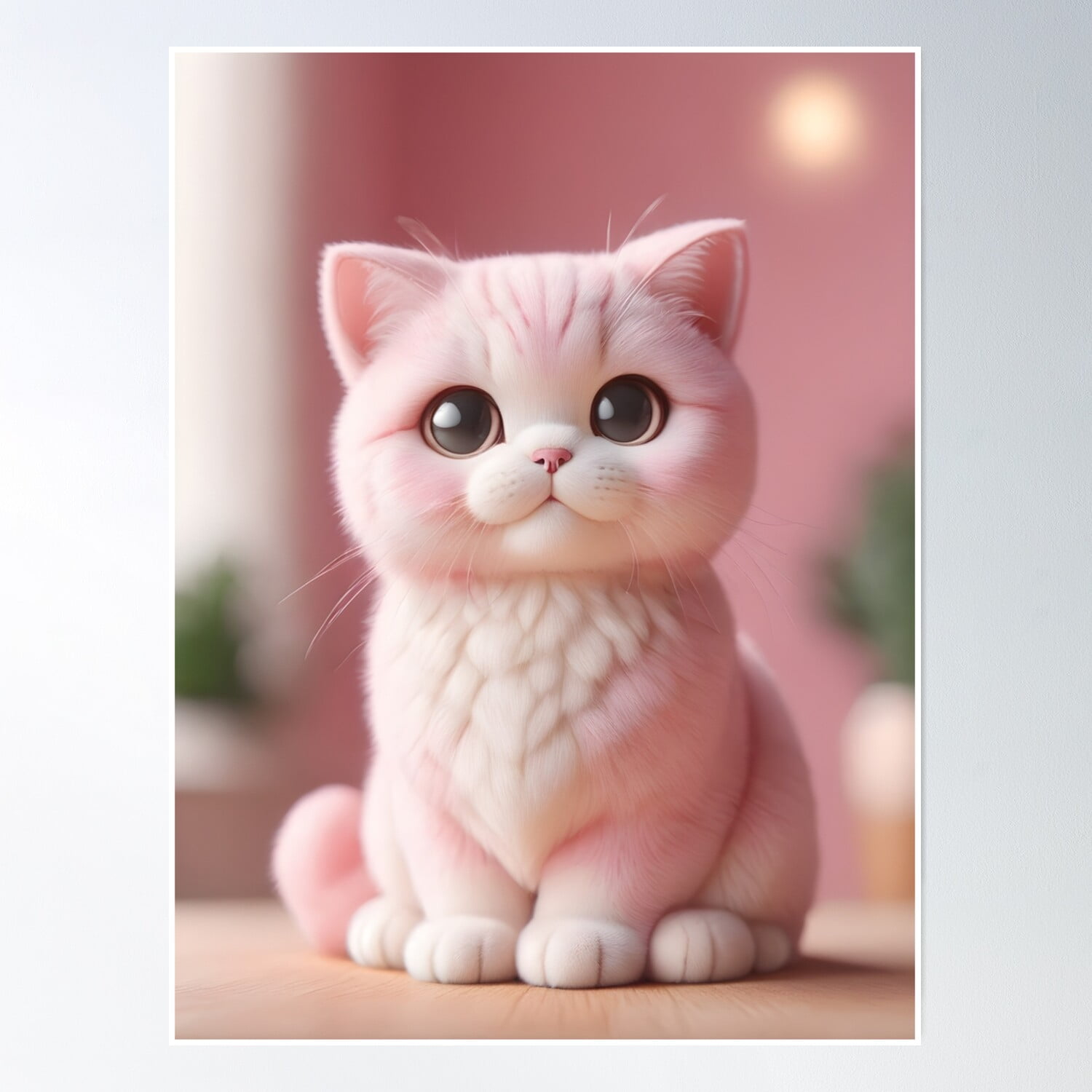 Cute Pink Kitty Cat With Wings Patch - 2.3x3 Inch Iron-On Or Sew-On Embroidered Patch