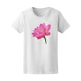 thumbnail image 1 of Cute Pink Lotus Flower Lily T-Shirt Women -Image by Shutterstock, Female Medium, 1 of 2