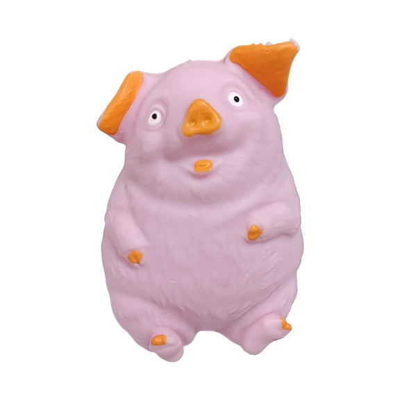 Cute Pink Pig Squishy Pinch Toy, Slow Rebound Squeeze Toy Soft Pig Figurine for Stress Relief & Desk Decor, Birthday Gifts