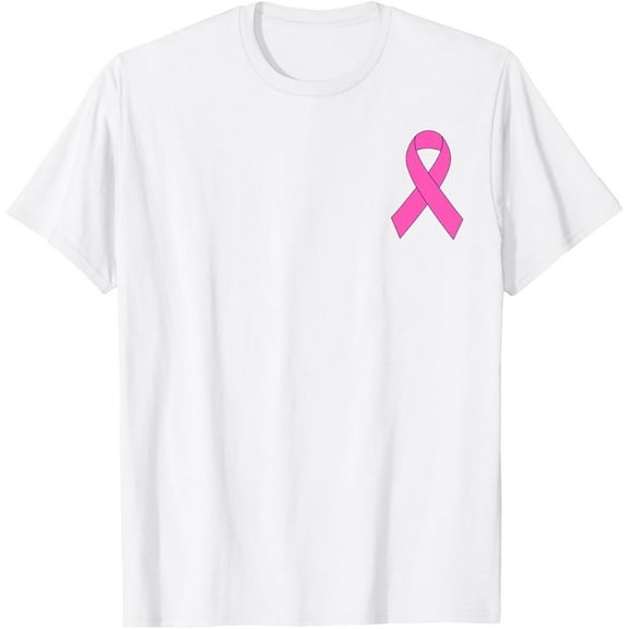 Cute Pink Ribbon Breast Cancer Awareness Women Men Kids T-ShirtMen's and women's pure cotton short-sleeved shirts