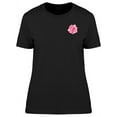 thumbnail image 1 of Cute Pink Rose Pocket Doodle T-Shirt Women -Image by Shutterstock, Female 3X-Large, 1 of 2