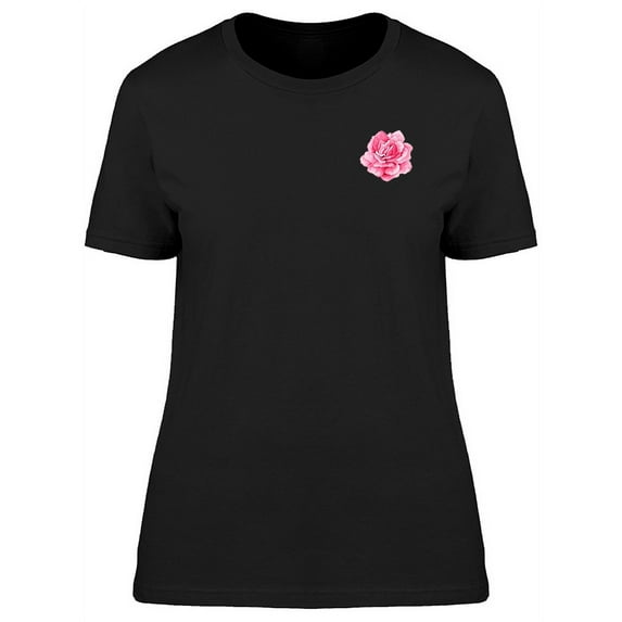 Cute Pink Rose Pocket Doodle T-Shirt Women -Image by Shutterstock, Female 3X-Large