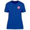 thumbnail image 1 of Cute Pink Rose Pocket Doodle T-Shirt Women -Image by Shutterstock, Female Medium, 1 of 2