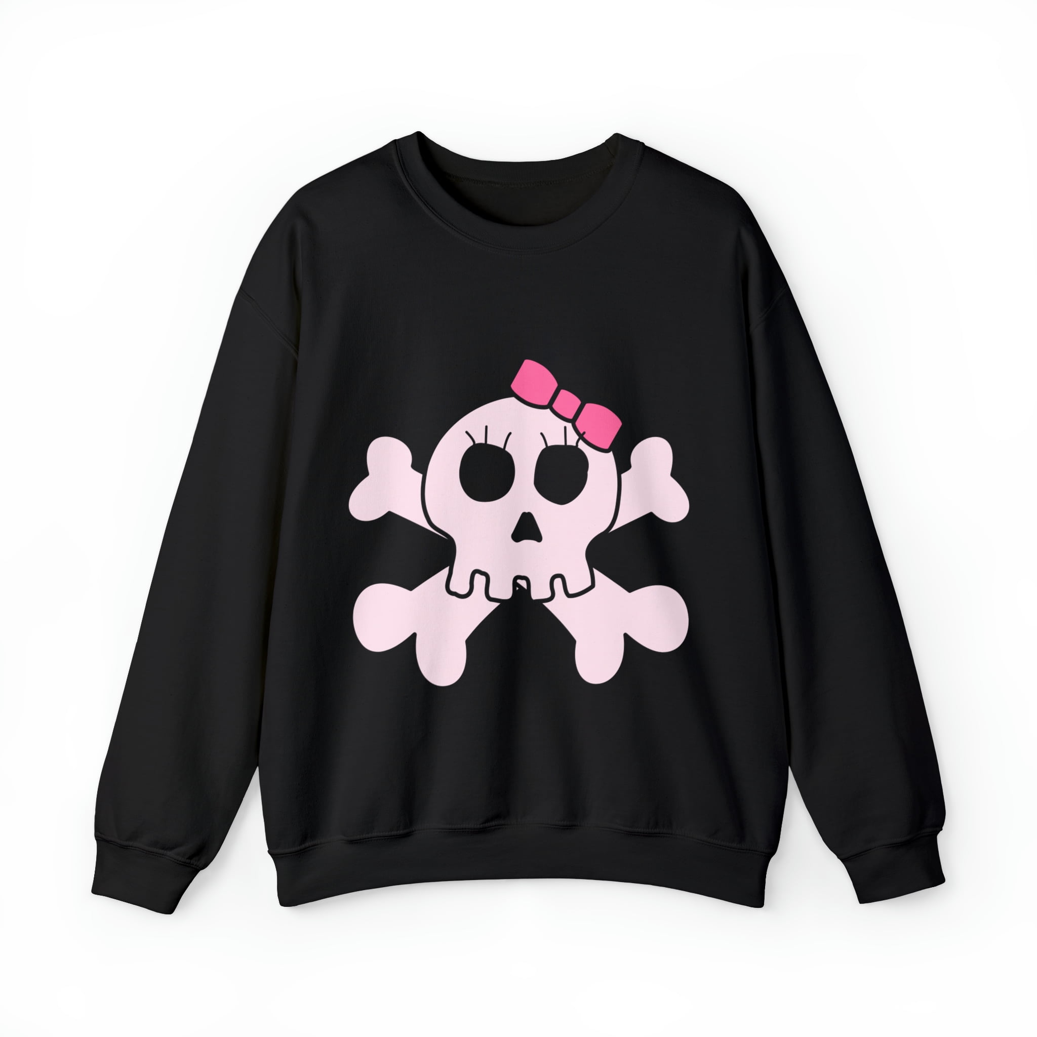 Pink skull deals sweater