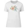 thumbnail image 1 of Cute Pink Spring Rose Flower T-Shirt Women -Image by Shutterstock, Female Small, 1 of 4